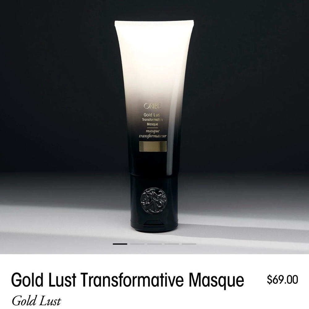 Oribe Gold Lust Hair Masque - Black and White
